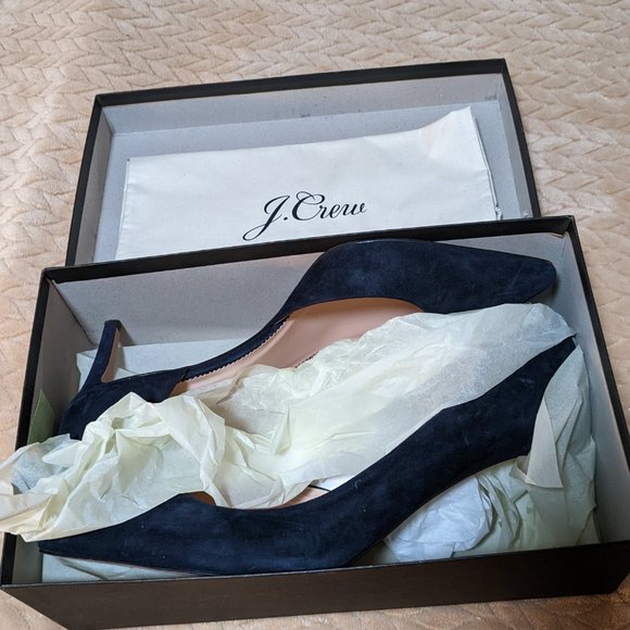 J. Crew Colette Pump Dark Pacific - Picture 4 of 7